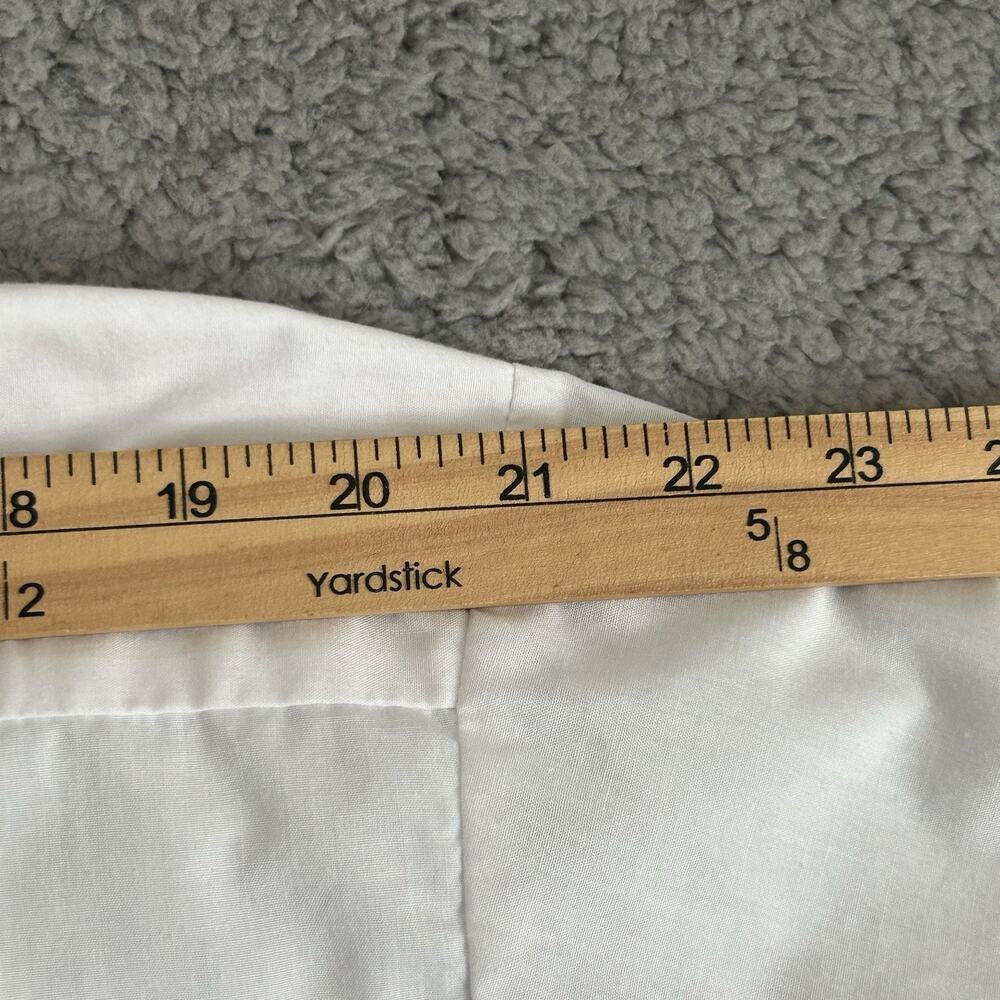 Maximos Yucatan Guayabera Shirt Adult XL White Polyester Blend 4 Pocket Mexico - Picture 12 of 14